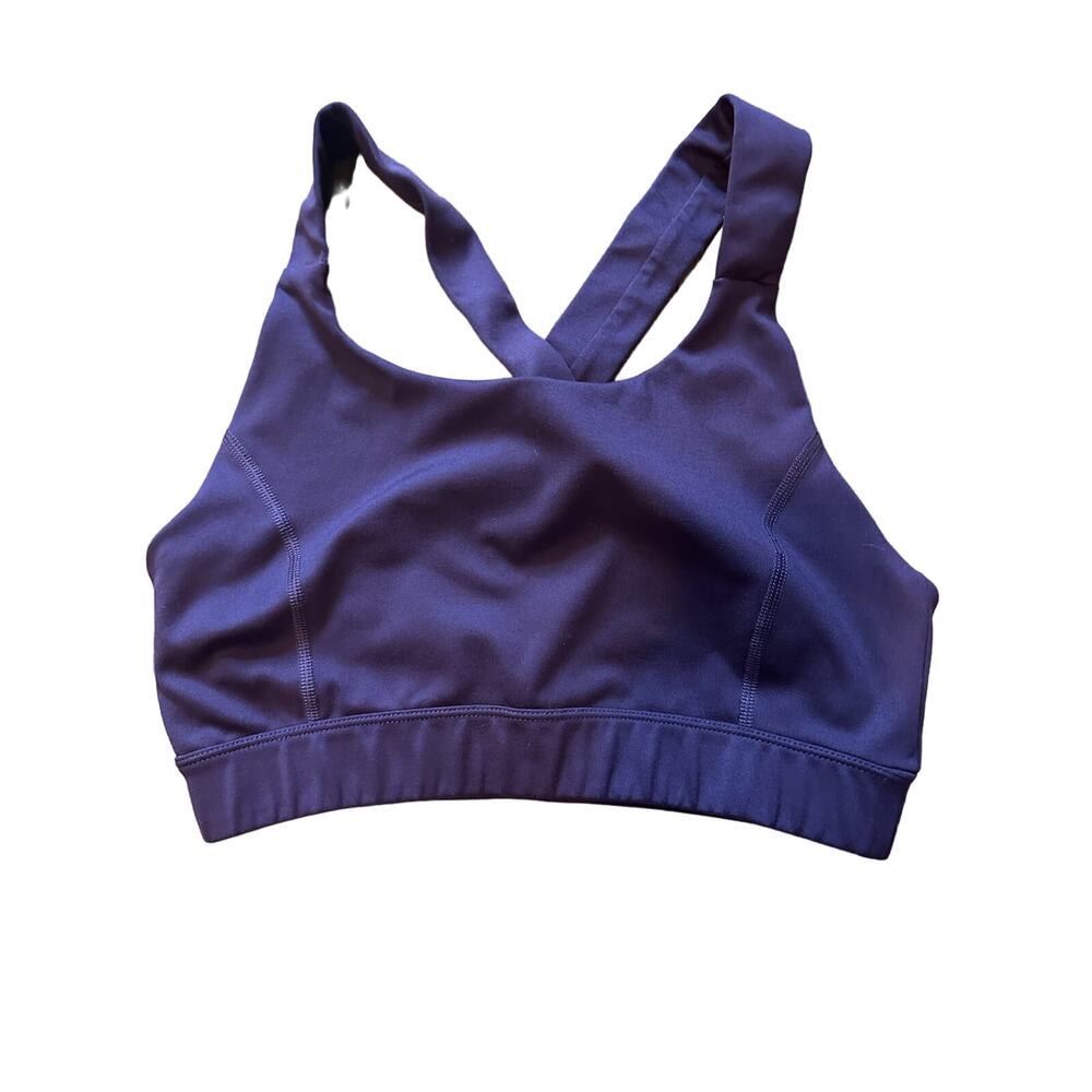 Glyder Full Force Sports Bra Size Large Plum
